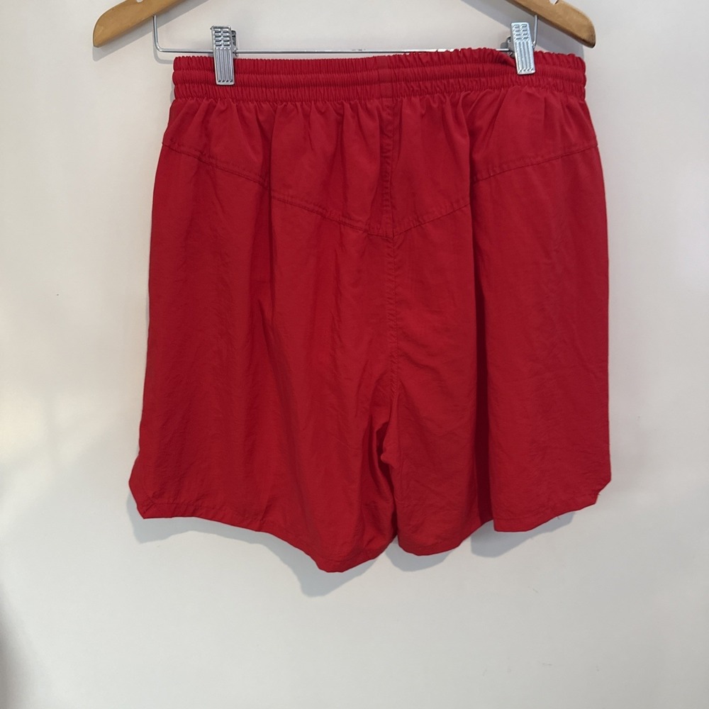 Men's TYR Deck-X Swim Trunks, Large, Red, Comfort Liner